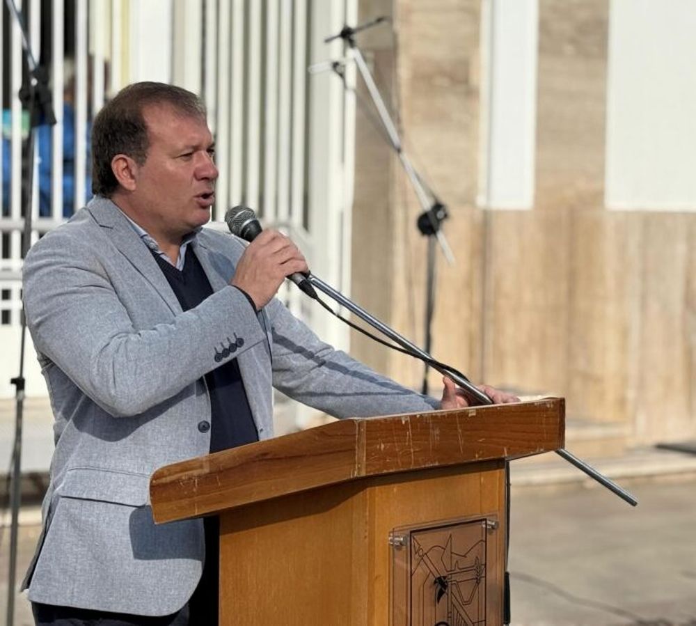 El intendente de Puan, Diego Reyes.