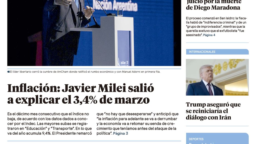 Edición impresa 15/04/2026
