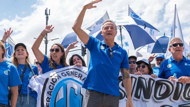 Uno de los líderes de la CGT,&nbsp;Jorge Sola.