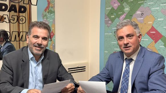 Cristian Ritondo y Sebastián Pareja.&nbsp;
