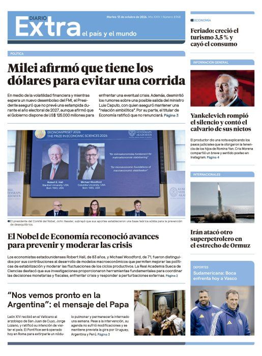 Edición impresa 13/10/2026 Edición impresa 13/10/2026