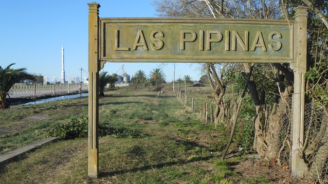 La&nbsp; estación Las Pipinas era el fin del ramal que comenzaba en La Plata.