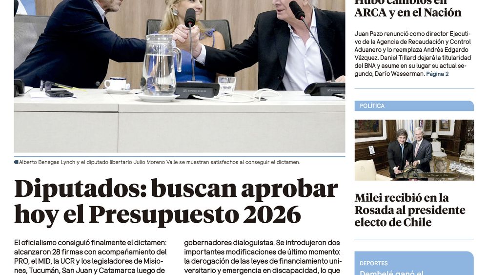 Edición impresa 17/12/2025