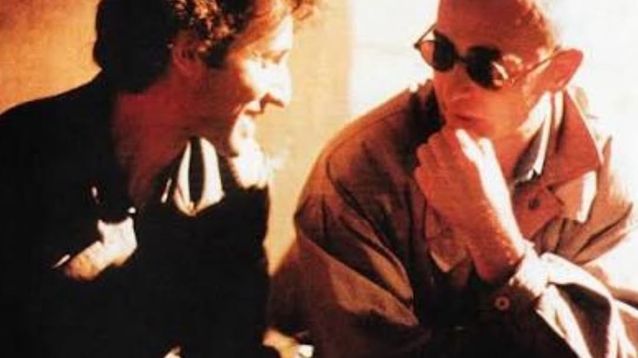 Skay Beilinson y el Indio Solari.