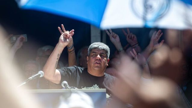El secretario General de Camioneros, Pablo Moyano. (Agencia Télam)
