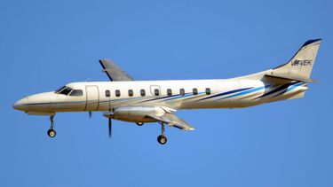 La firma Humming Airways SRL detalló que para esa conexión se utilizarían naves tipo Fairchild Swearingen Metroliner 4. - Wikipedia -