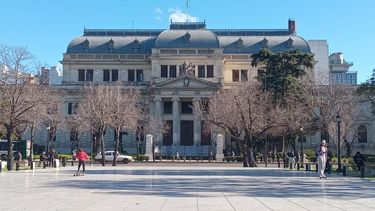 La Legislatura bonaerense, en pleno centro de La Plata.