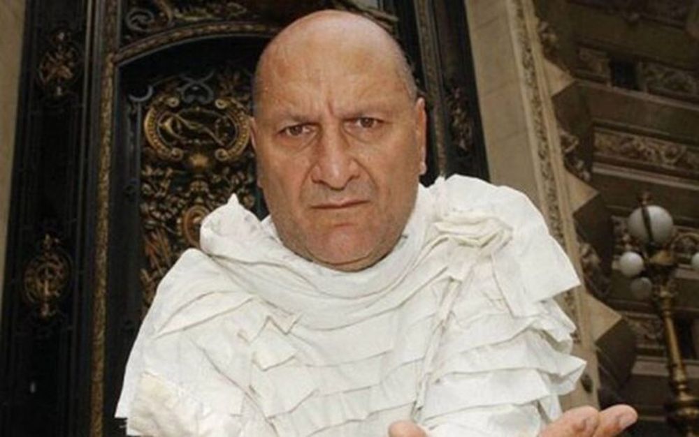Oscar Demelli, reconocido por muchos compañeros de lucha por interpretar a “La Momia Blanca”. - WEB -