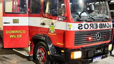 Diarios Bonaerenses | El fuego fue dominado por bomberos de Villa Domínico-Wilde. (Facebook)