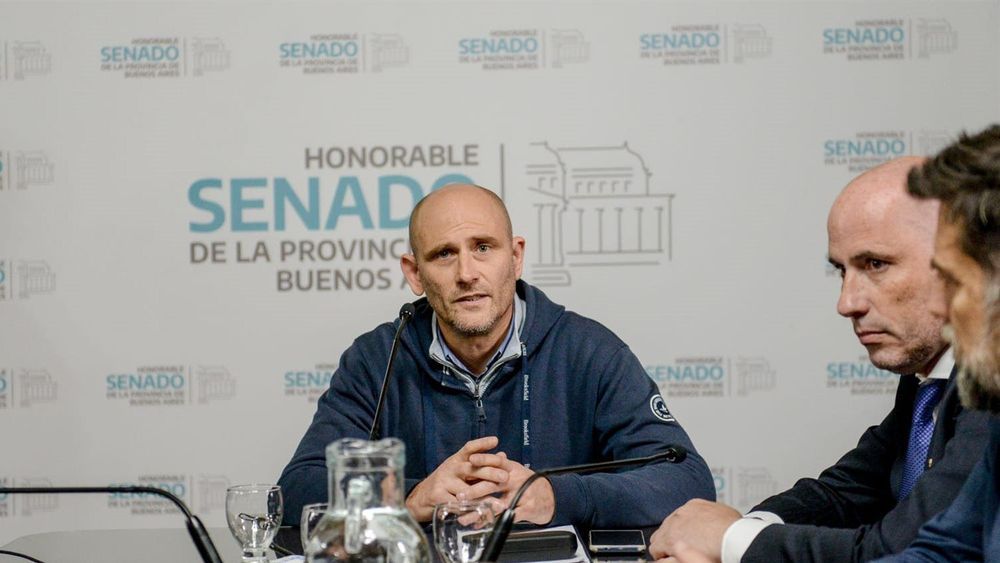 El senador Germán Lago, presidente de la comisón de Legislación General.&nbsp;