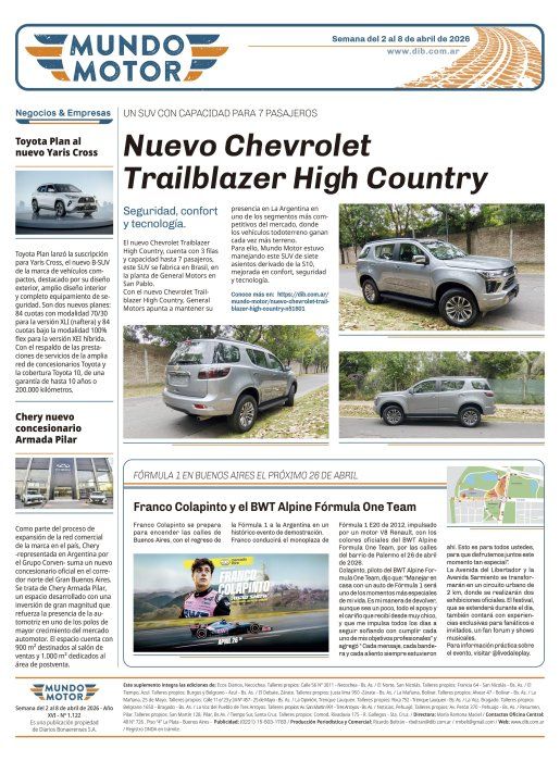 Semana del 2 al 8 de abril de 2026 Semana del 2 al 8 de abril de 2026