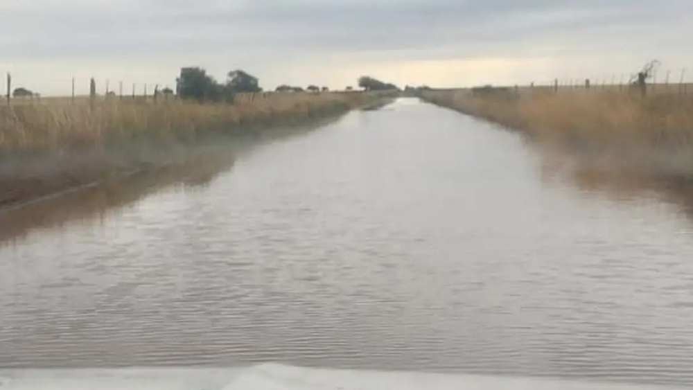 Las lluvias complicaron a Villarino.