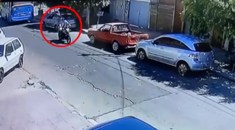 El momento del robo y del asesinato de la mujer de 45 años.