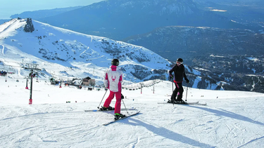 El cerro Catedral amaneció el viernes con 7 centímetros de nieve fresca