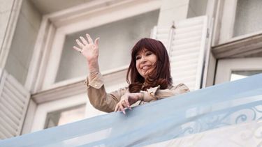 Cristina Fernández en el Instituto Patria tras conocerse la confirmación de su condena. (X @la_campora)