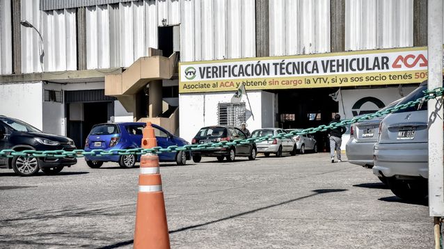 La planta de Verificación Técnica Vehicular (VTV) en Mar del Plata.
