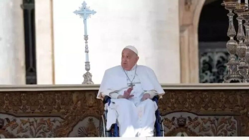 El papa Francisco en la plaza de San Pedro. - ANSA -