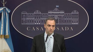 Manuel Adorni, vocero del gobierno de Javier Milei.