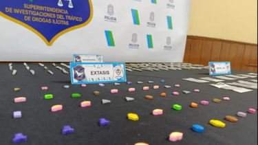 El perro antidrogas “Zidane” tuvo un rol fundamental.