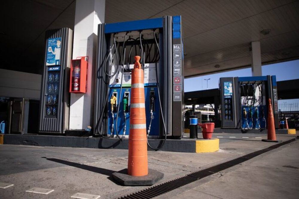 Una estación de servicio de la ciudad de Buenos Aires. (Xinhua)
