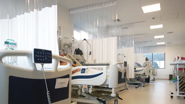 Una sala de internación en un hospital bonaerense.&nbsp;