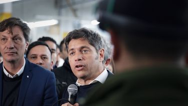 El gobernador bonaerense Axel Kicillof. 