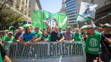 Una marcha de los trabajadores de ATE.