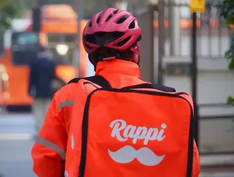 Un repartidor de Rappi.