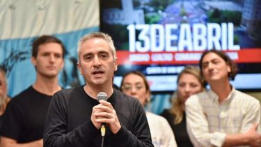 El ministro de Desarrollo de la Comunidad bonaerense, Andrés Larroque. (Agrupación 13 de Abril)