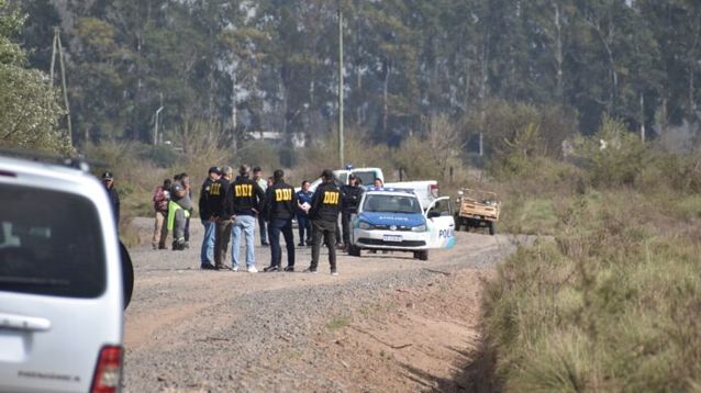 El lugar donde fue hallado el cuerpo de Florencia Comas en San Nicolás.