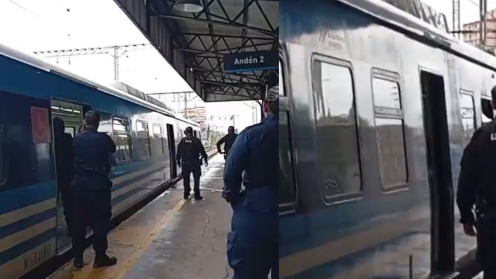 Tensión en la estación Temperley del Roca. Tensión en la estación Temperley del Roca.