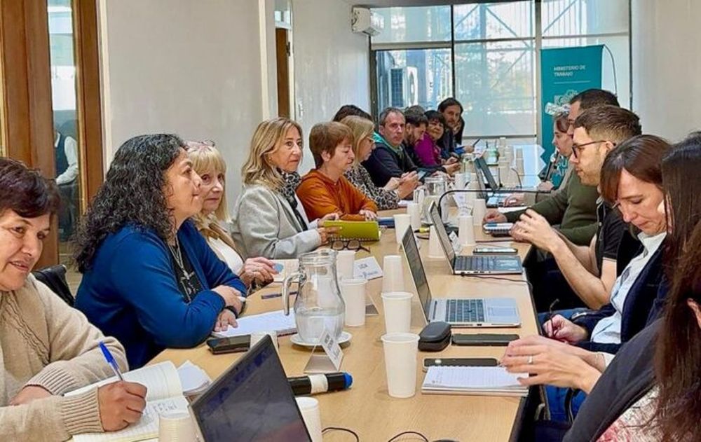 Una reunión paritaria docente.