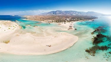 La playa de Elafonisi de Grecia.