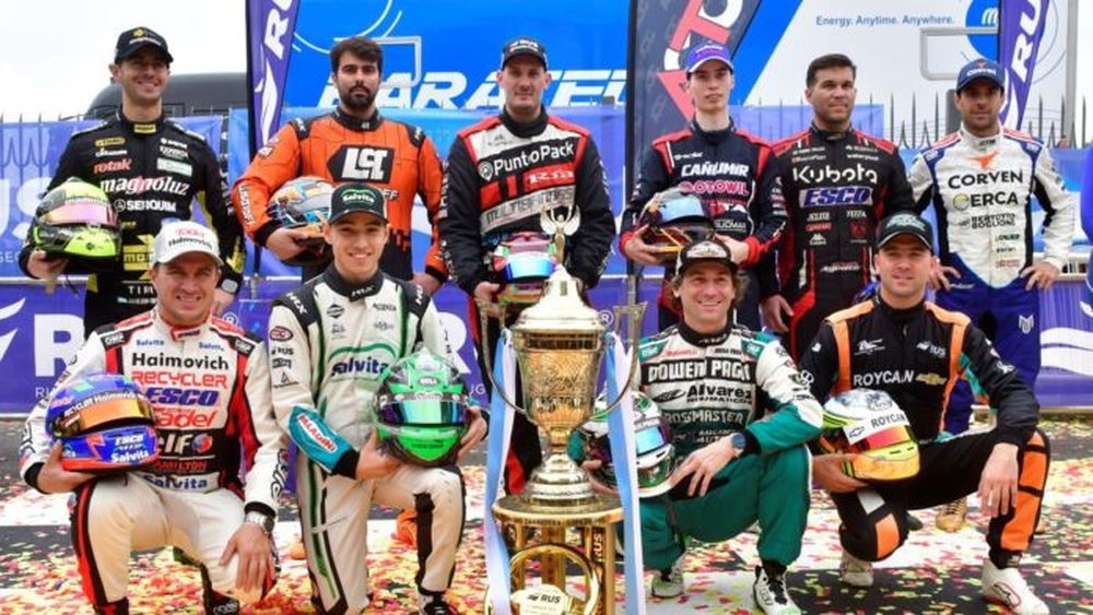 Los doce pilotos ya clasificados para la Copa de Oro del Turismo Carretera. - ACTC -