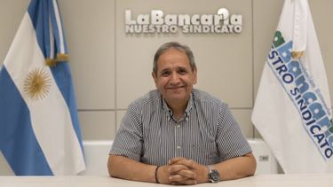 El titular de La Bancaria, Sergio Palazzo.