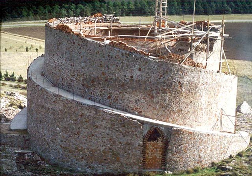 La construcción del Mirador. La construcción del Mirador.