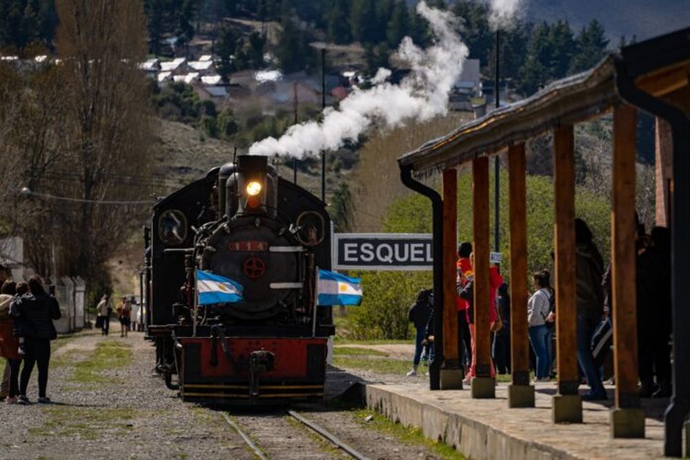 El Viejo Expreso Patagónico le pone color a Esquel.