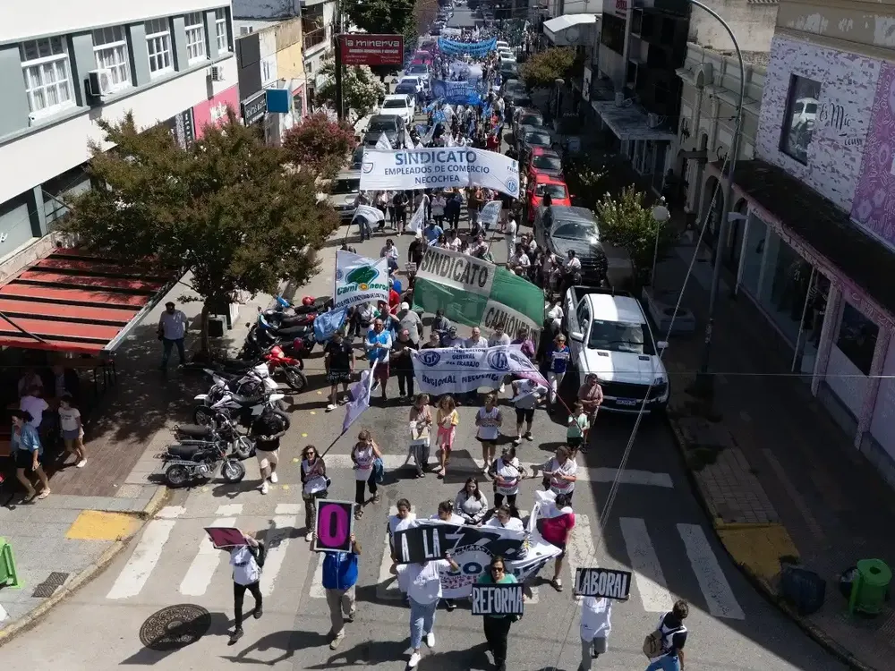 Nutrida movilizaci&oacute;n en Necochea.