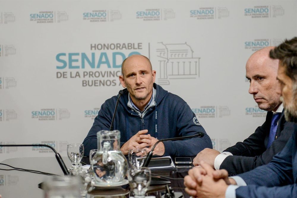 El senador Germán Lago, presidente de la comisón de Legislación General.&nbsp;