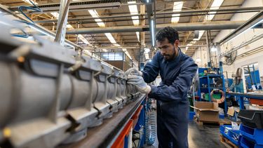 Una PyME metalmecánica en la Provincia.&nbsp;