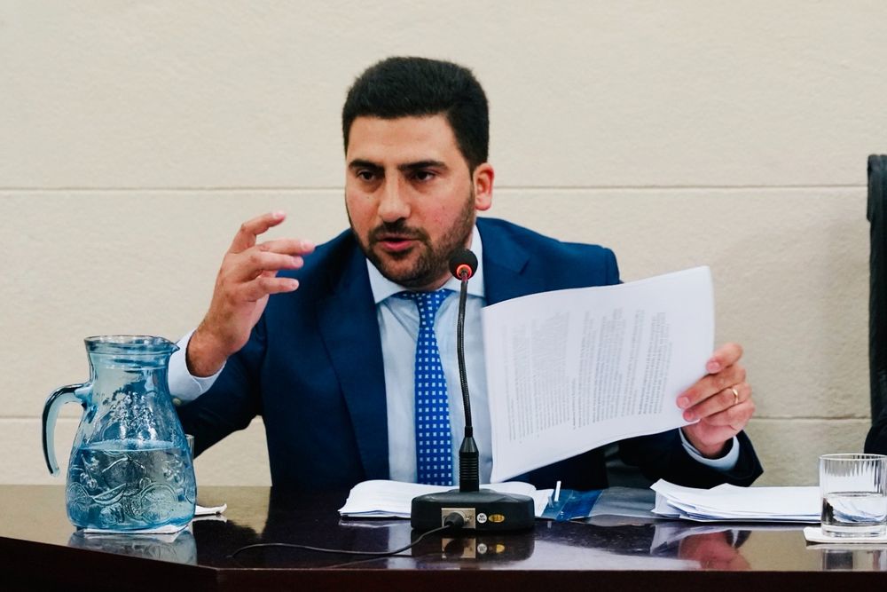 El intendente de 25 de Mayo, Ramiro Egüen.