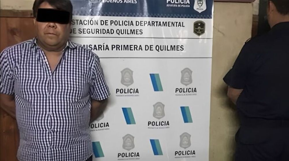 El acusado se entregó en la comisaría 1ª de Quilmes. (Policía Bonaerense)