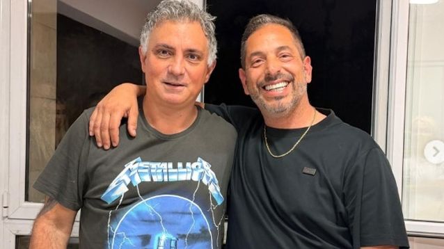 Ariel Diwan (derecha) es apoyado por Sebastián Pareja en su anhelo de gobernar el partido de Morón.