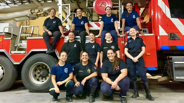 Las mujeres del Cuerpo de Bomberos son el orgullo de Luján.