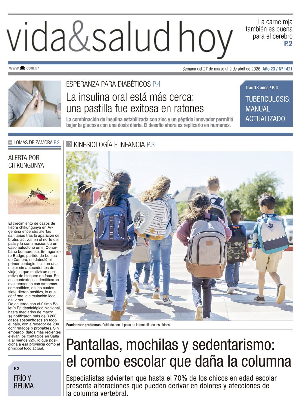 Tapa Vida y salud color 1421