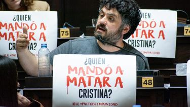 El presidente del bloque de diputados de UxP Facundo Tignanelli