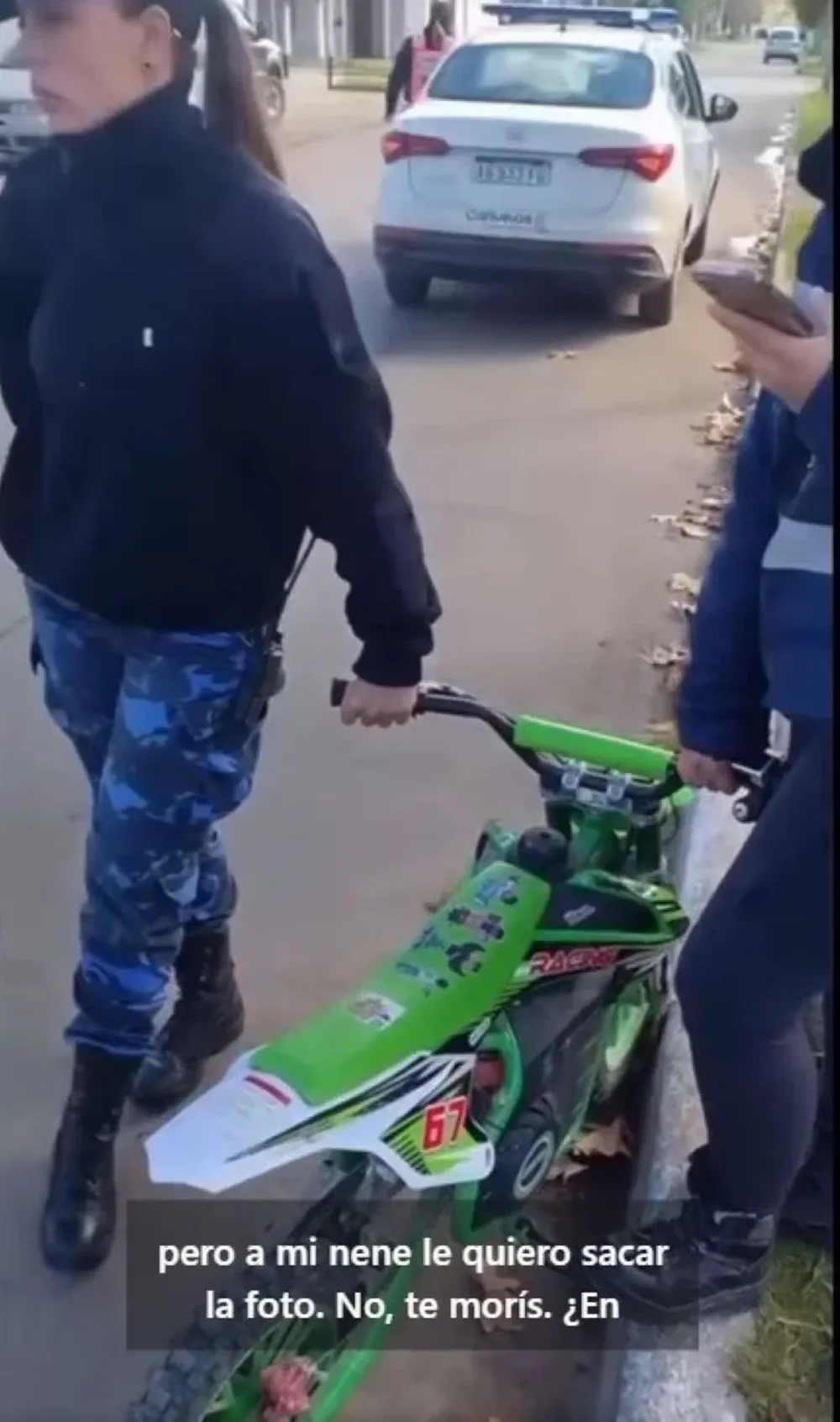 El vehículo secuestrado al niño de 6 años en Cañuelas.