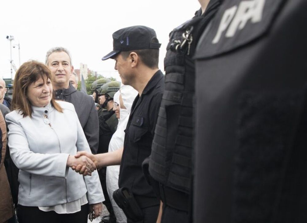 La ministra de Seguridad, Patricia Bullrich.