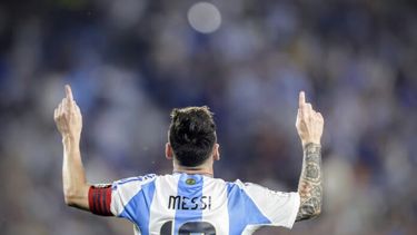 Leo Messi, el capitán y emblema de la Selección.