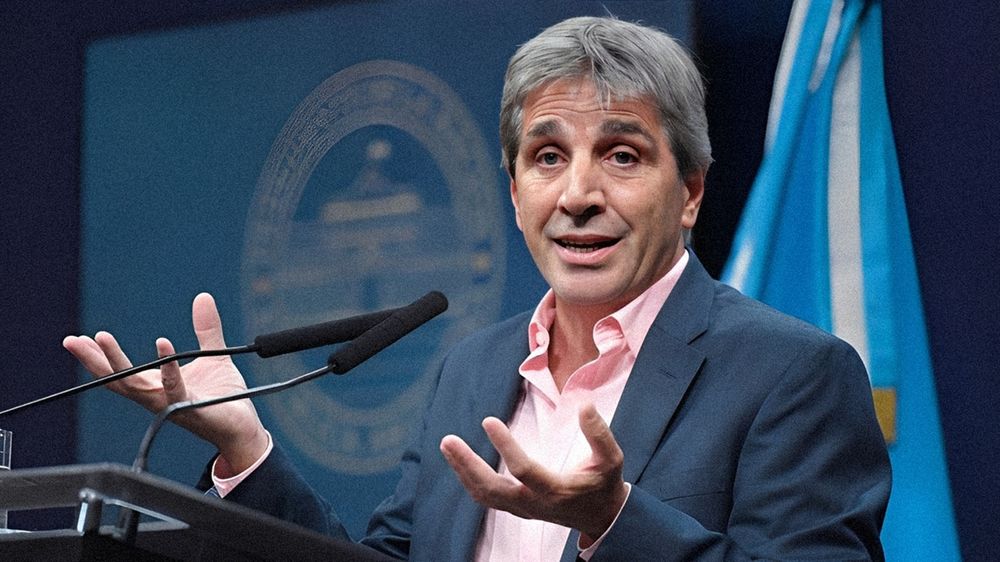 El ministro de Economía, Luis Caputo.